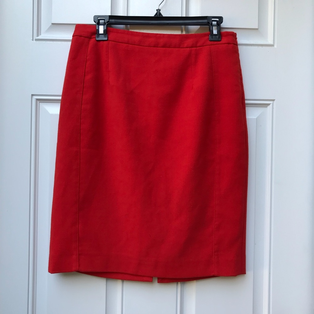 The Limited Orange Skirt